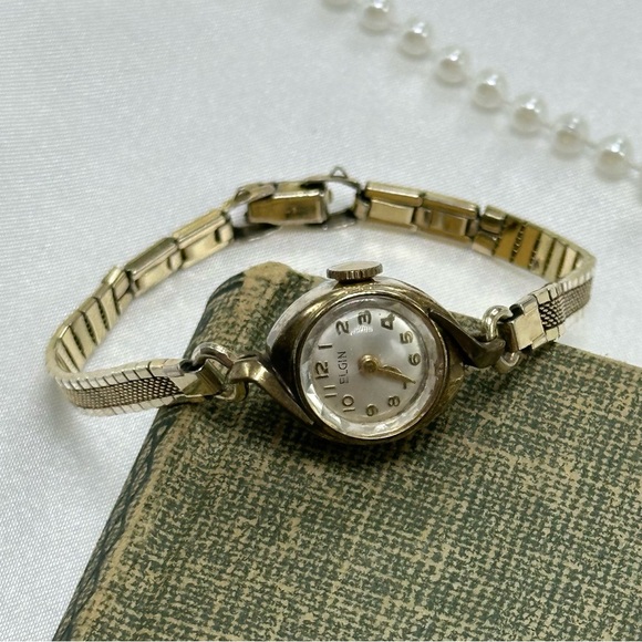 10K RGP Gold 1960\'s Elgin Wind-Up Watch main image 6